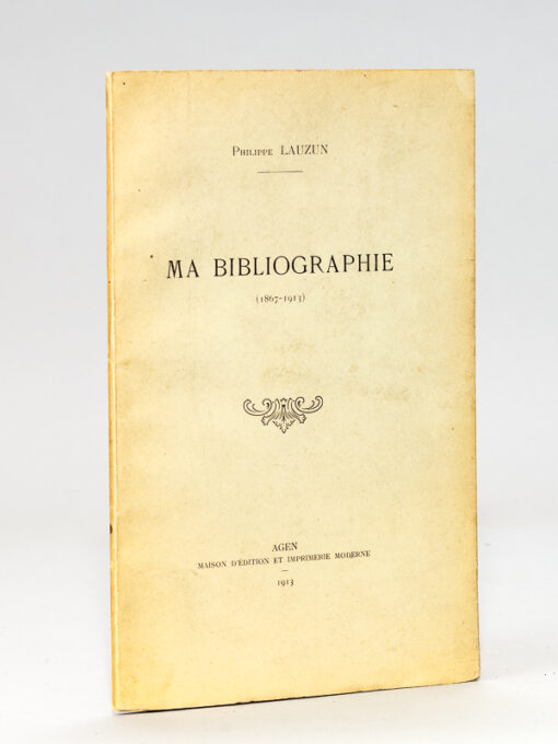 Philippe Lauzun''My Bibliography''1913