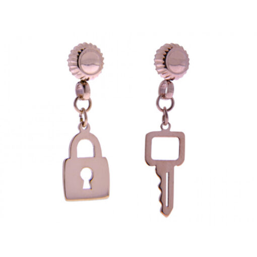 Rose Gold Plated Necklace And Earrings Set