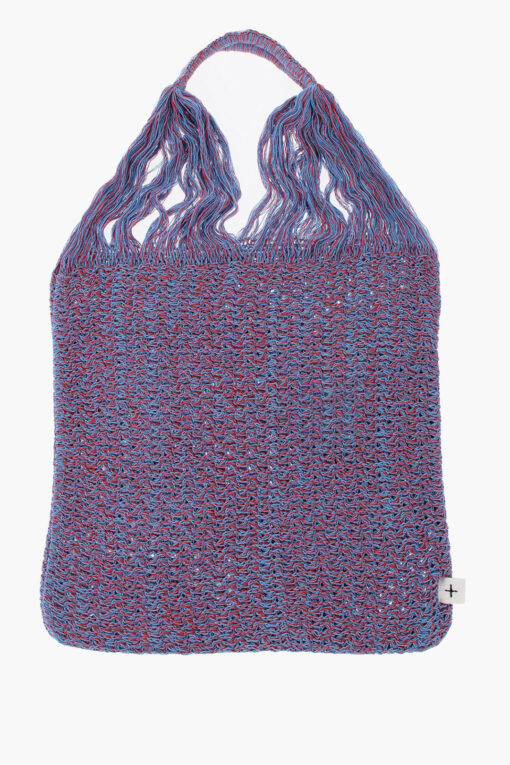 Jil Sander Double Color Knitted Tote Bag