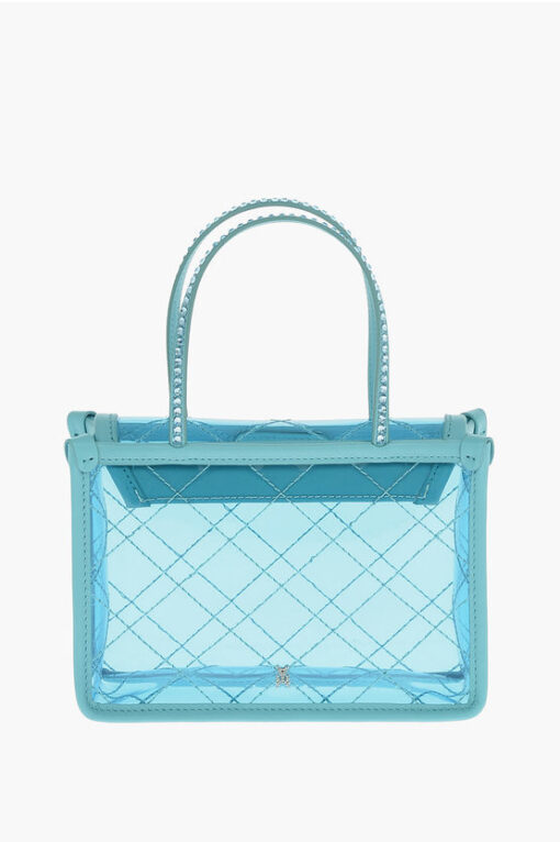 Amina Muaddi Pvc Betty Mini Handbag